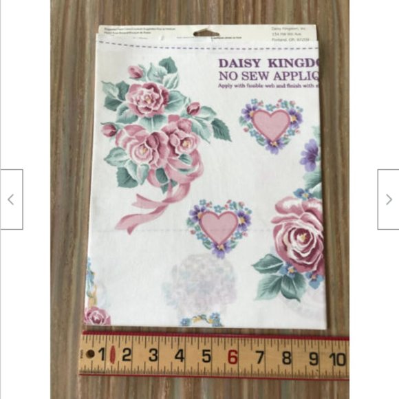 Rose Bouquet No Sew Fabric Applique Daisy Kingdom F6325 - Picture 2 of 3